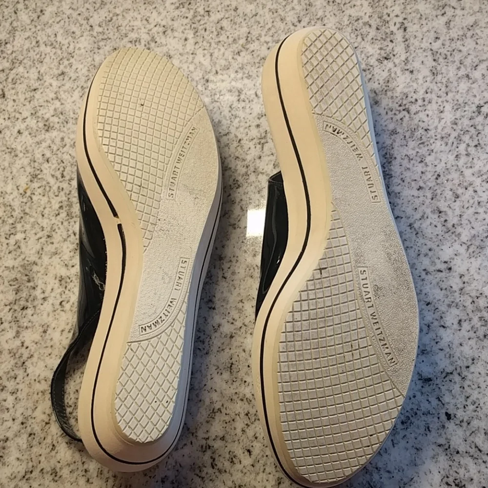 Stuart Weitzman patent peep toe platform h… - Picture 8 of 8